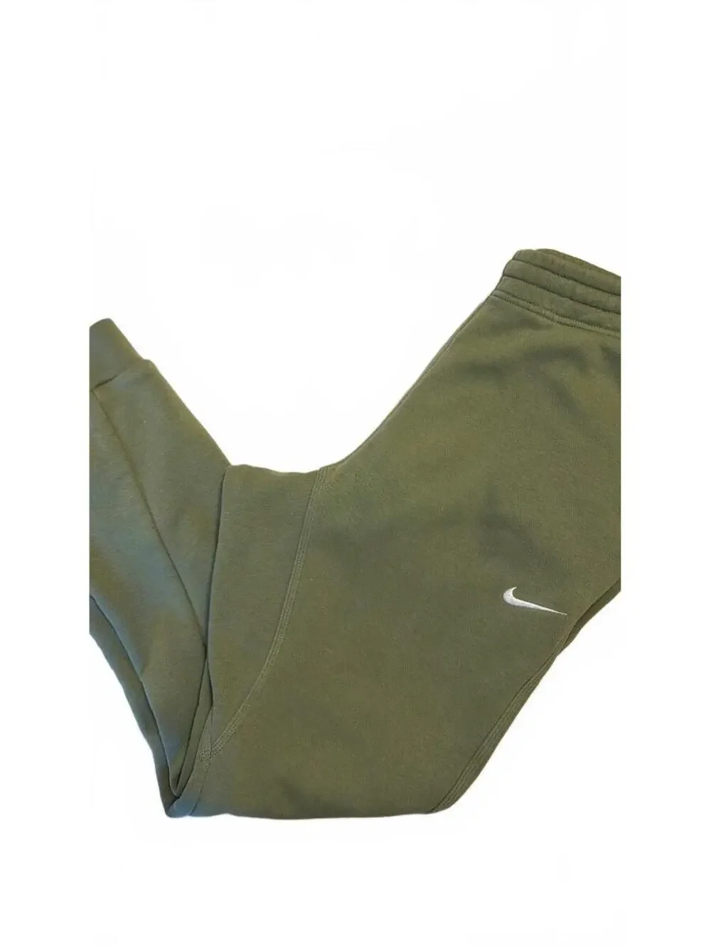Nike Olive Green Joggers Sweatpants Swoosh Logo Cuffed Size M